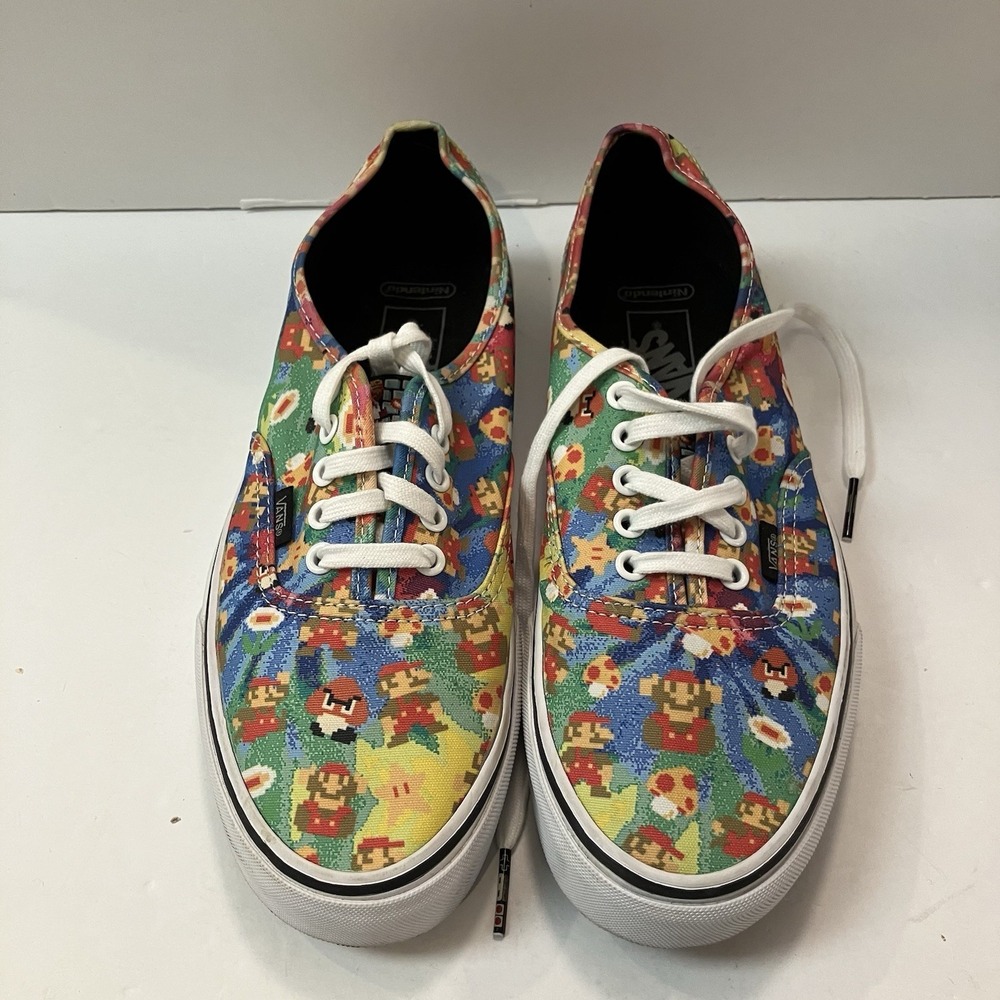 Nintendo x Vans  2015 Super Mario Bros Tie-Dye  M‎ 9 W 10 1/2